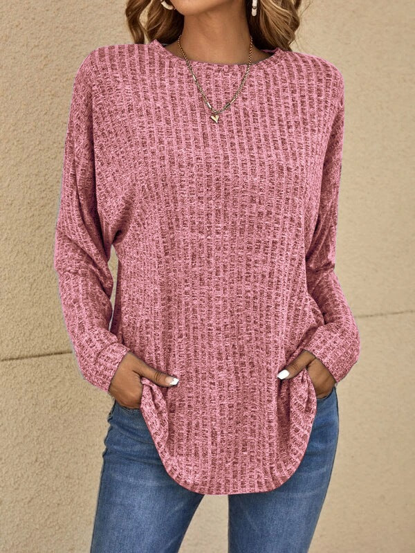 Elegant Long Sleeve Casual Sweater by Elizabeth