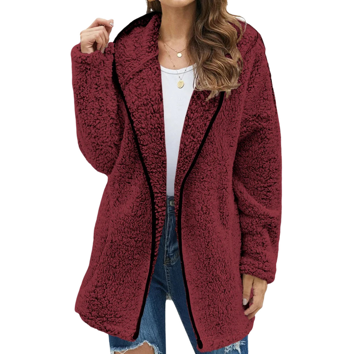 Victoria | Elegant Teddy Jakke Med Revers