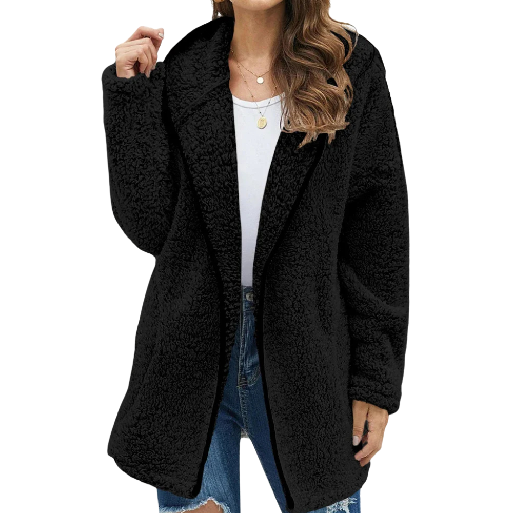 Victoria | Elegant Teddy Jakke Med Revers