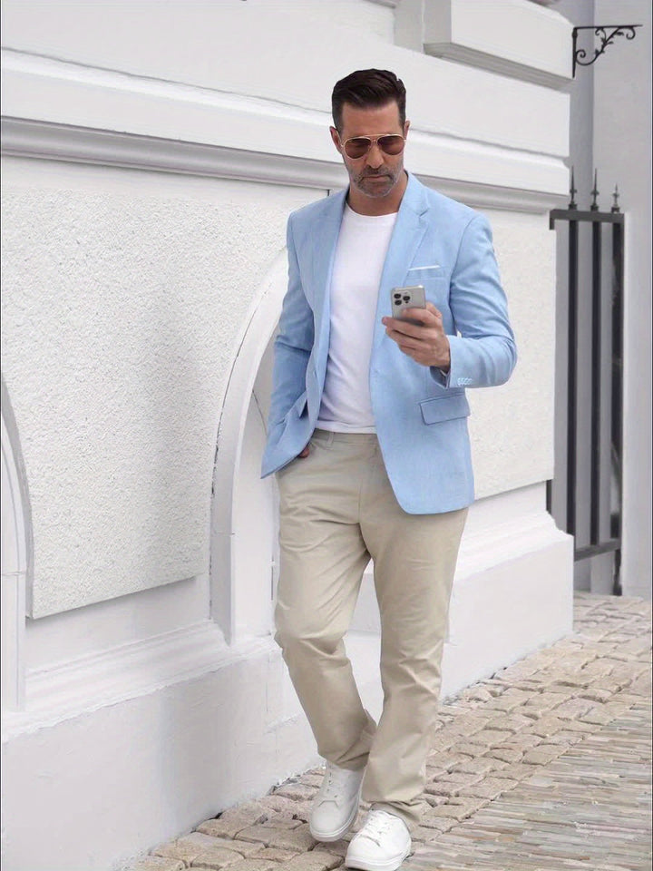 Frederik | Slim Fit Blazer Med Revers Og Brystlomme