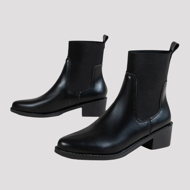 Freja | Elegante Chelsea Støvler Med Blokhæl