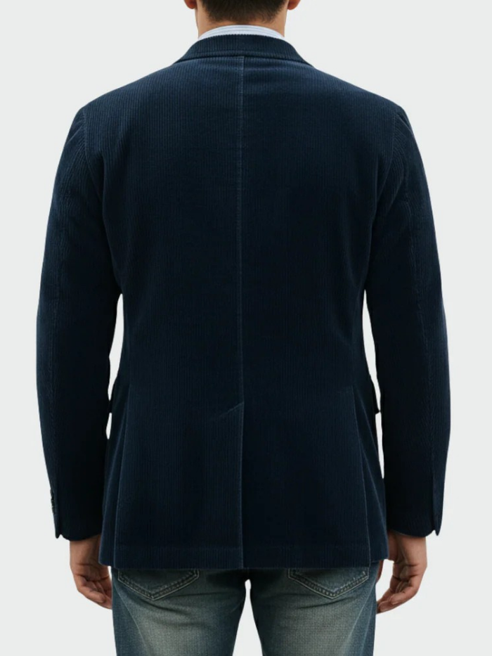 Christian | Fløjlsblazer Med Vest Og Revers