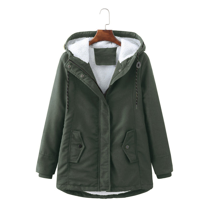 Alma | Klassisk Foret Parka Med Hætte