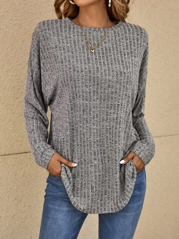 Elegant Long Sleeve Casual Sweater by Elizabeth