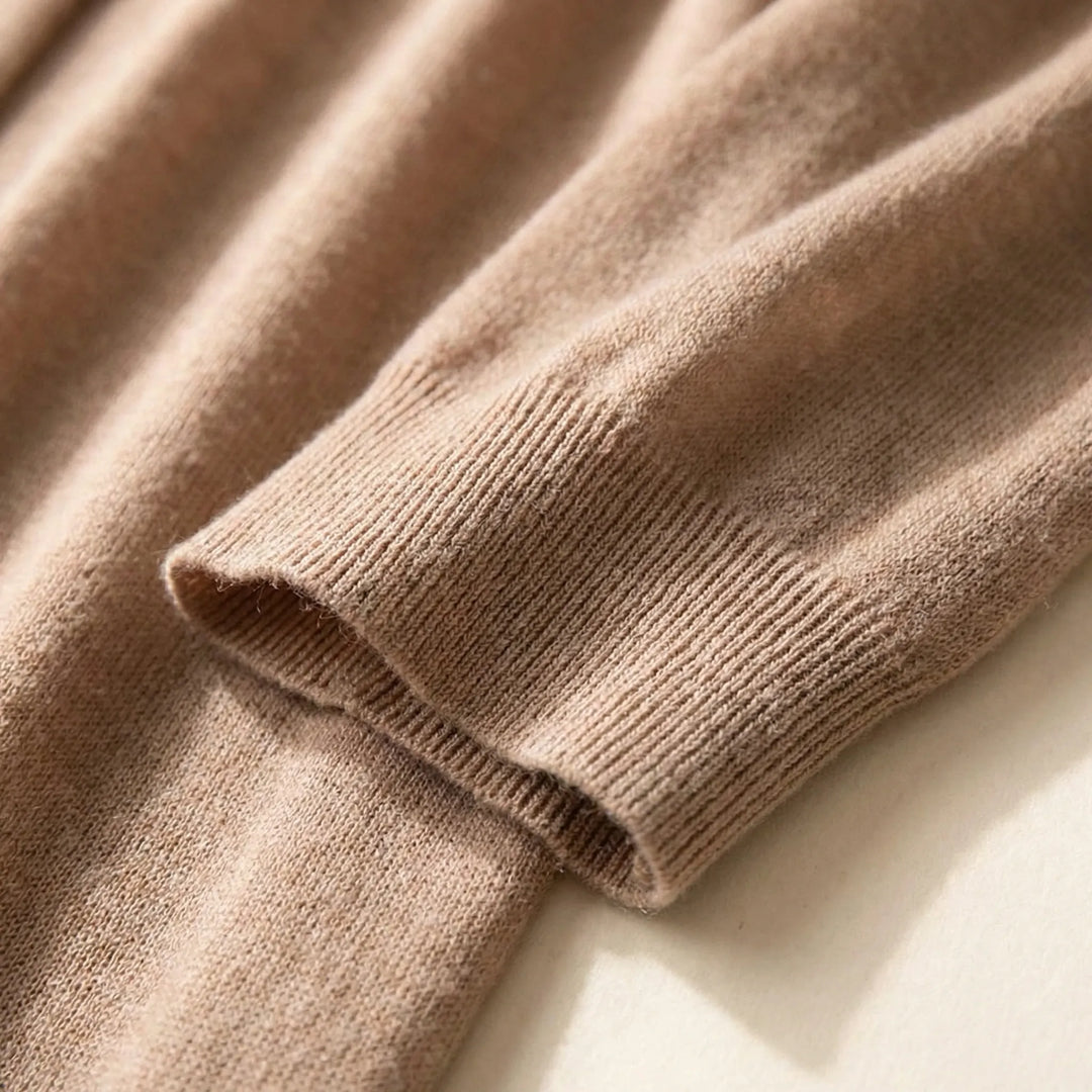 Marieke | Elegant Lang Cardigan Med Åben Front