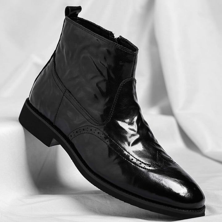 Emil | Klassiske Ankelstøvler Med Brogue Detaljer
