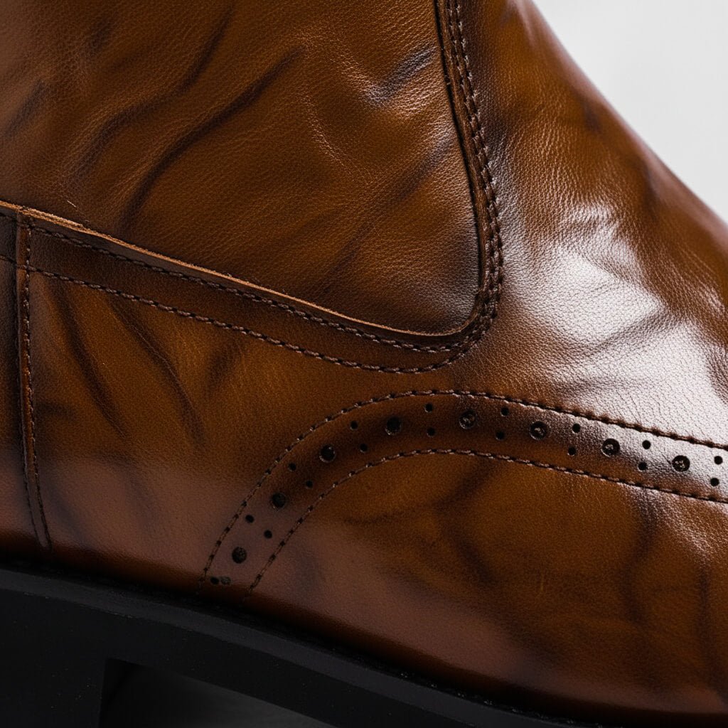 Emil | Klassiske Ankelstøvler Med Brogue Detaljer