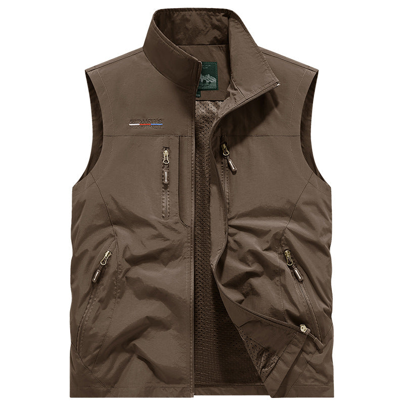 Frederik | Utility Vest Med Lynlås Og Flere Lommer