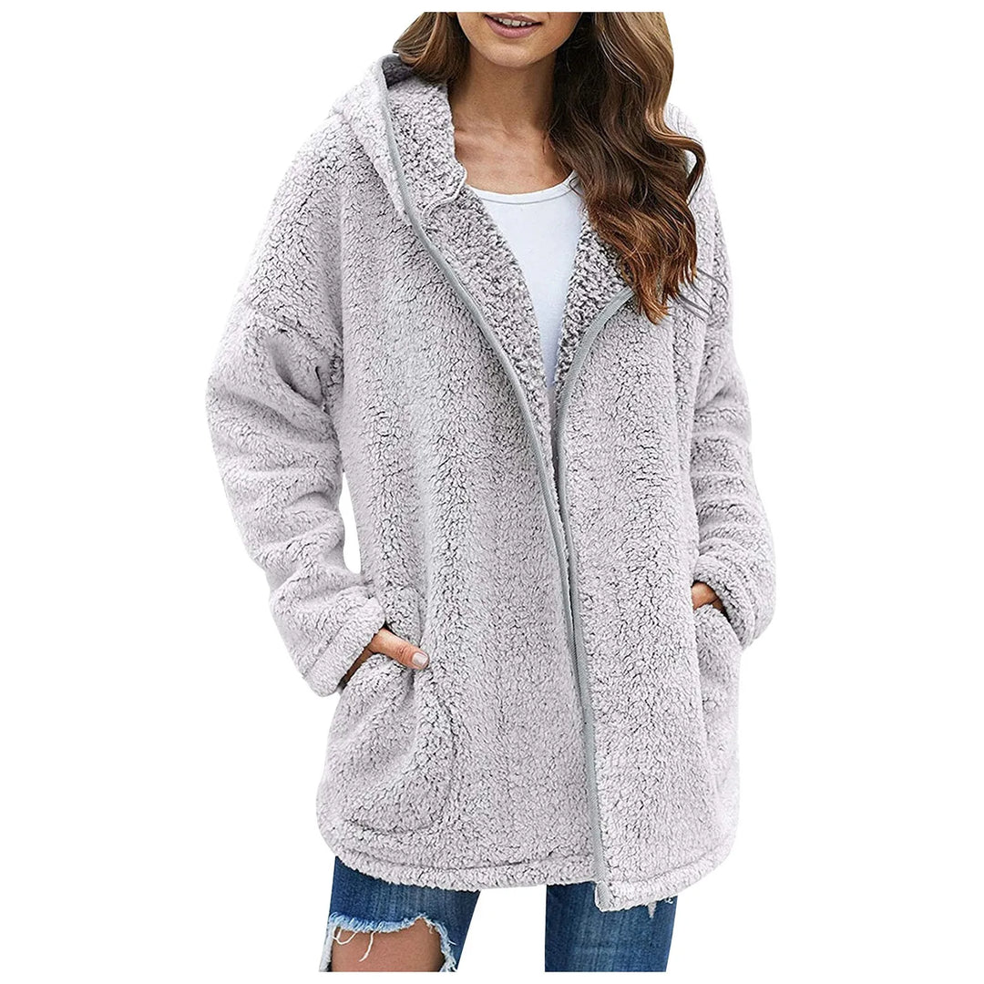 Victoria | Elegant Teddy Jakke Med Revers