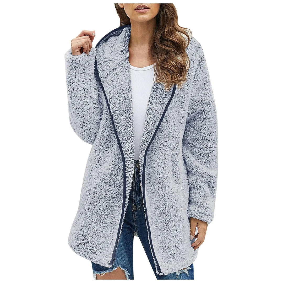 Victoria | Elegant Teddy Jakke Med Revers