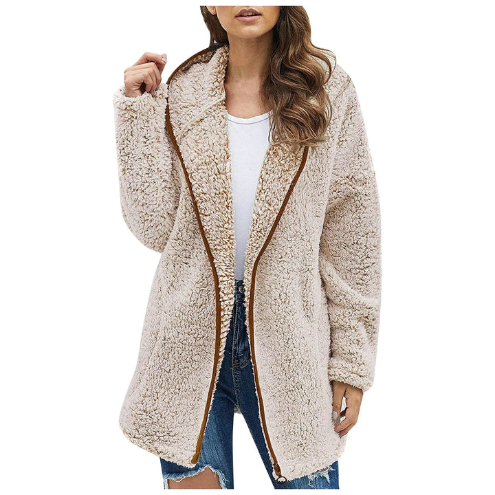 Victoria | Elegant Teddy Jakke Med Revers