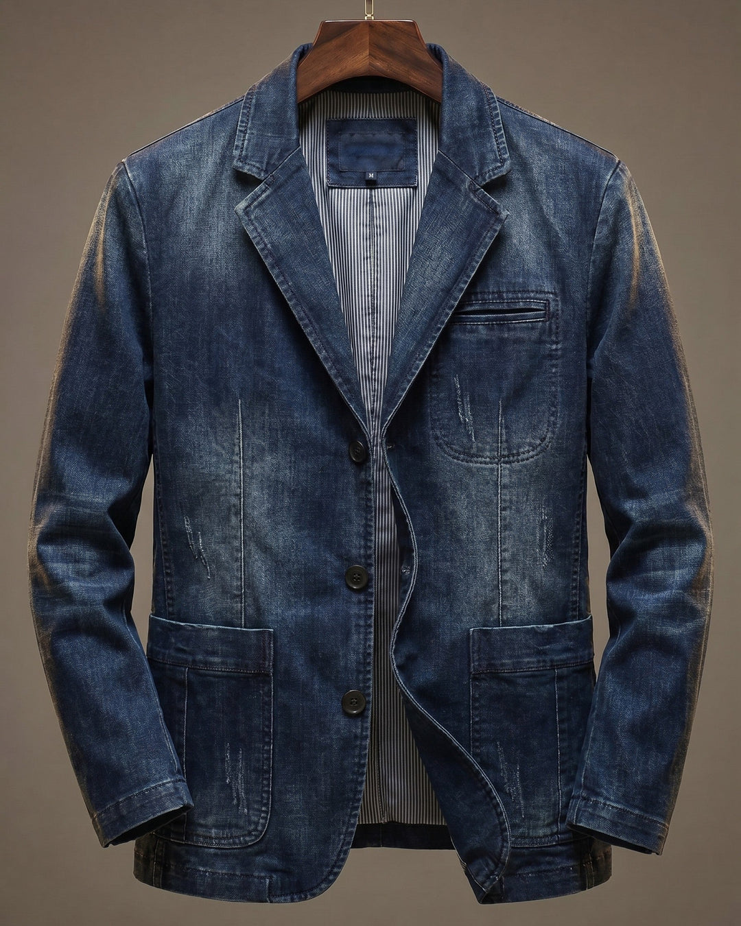 Henrik | Herreblazer Med Revers Og Påsatte Lommer