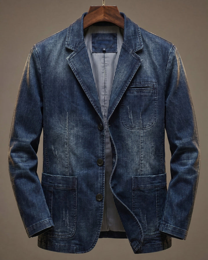Henrik | Herreblazer Med Revers Og Påsatte Lommer