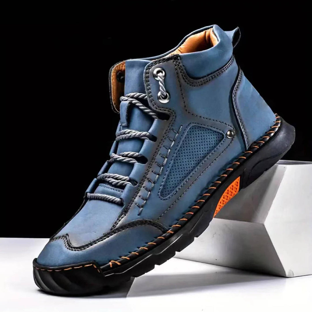 George | Herre Høje Sneakers Med Snørelukning Og Robust Såldesign