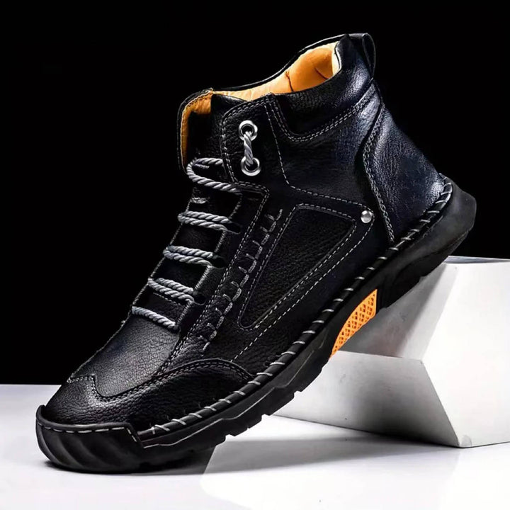 George | Herre Høje Sneakers Med Snørelukning Og Robust Såldesign