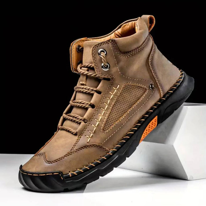 George | Herre Høje Sneakers Med Snørelukning Og Robust Såldesign
