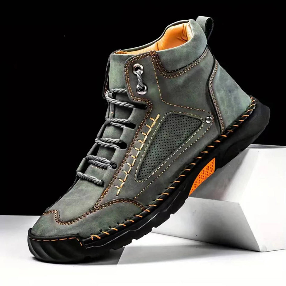 George | Herre Høje Sneakers Med Snørelukning Og Robust Såldesign