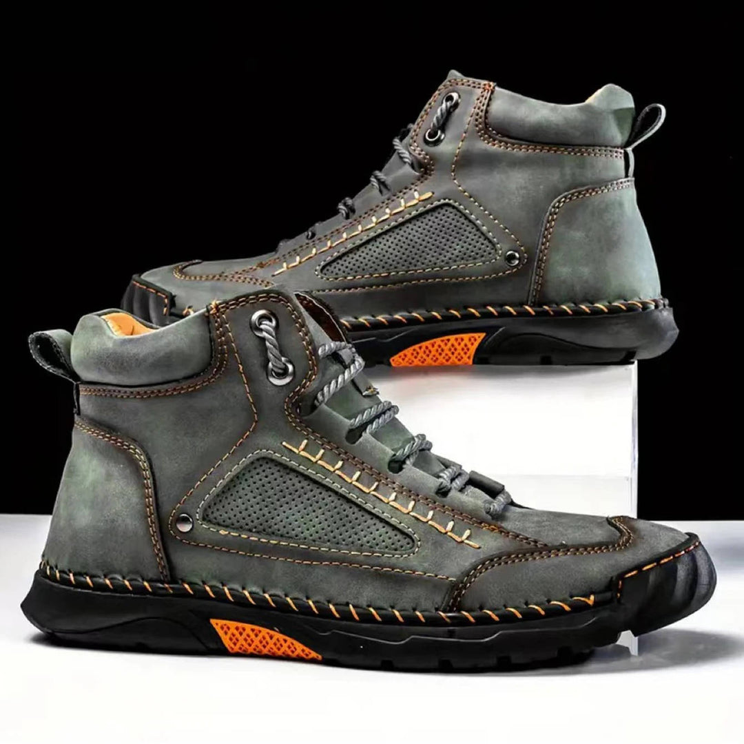 George | Herre Høje Sneakers Med Snørelukning Og Robust Såldesign
