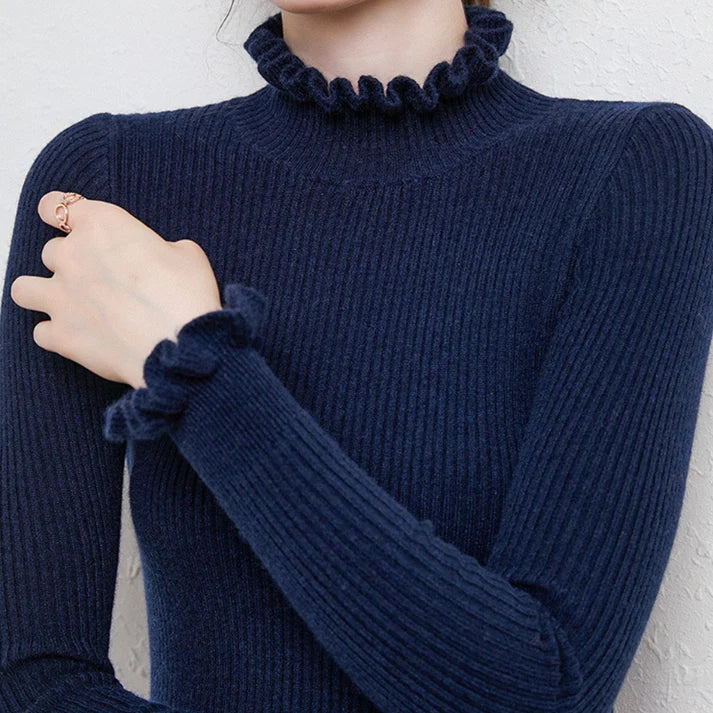 Celia - Luxury cashmere turtleneck for Unparalleled Comfort