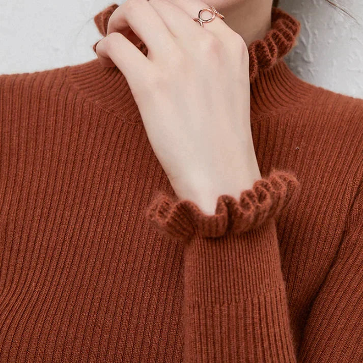 Celia - Luxury cashmere turtleneck for Unparalleled Comfort