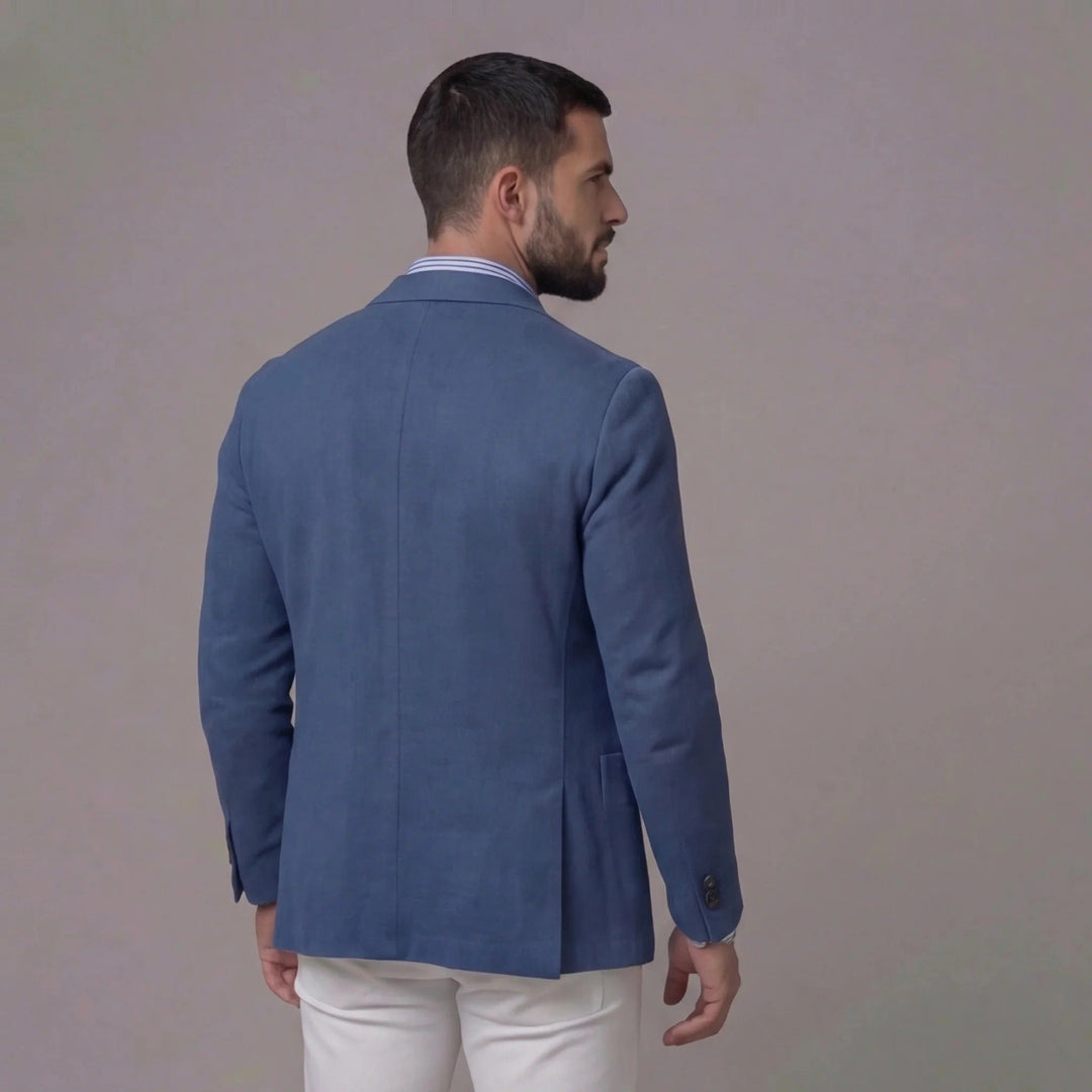 Viktor | Elegant Blazer Med Revers Og Brystlomme