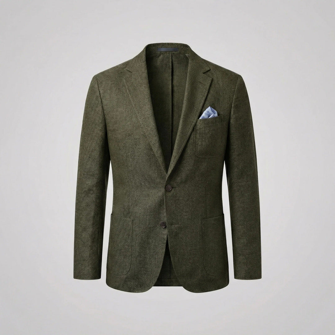 Viktor | Elegant Blazer Med Revers Og Brystlomme