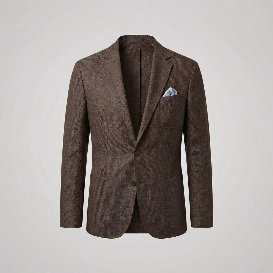 Viktor | Elegant Blazer Med Revers Og Brystlomme