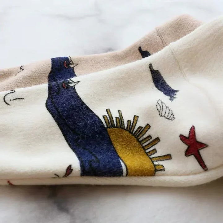 Kirsten | Mønstret Cardigan Med V-Hals Og Knapper