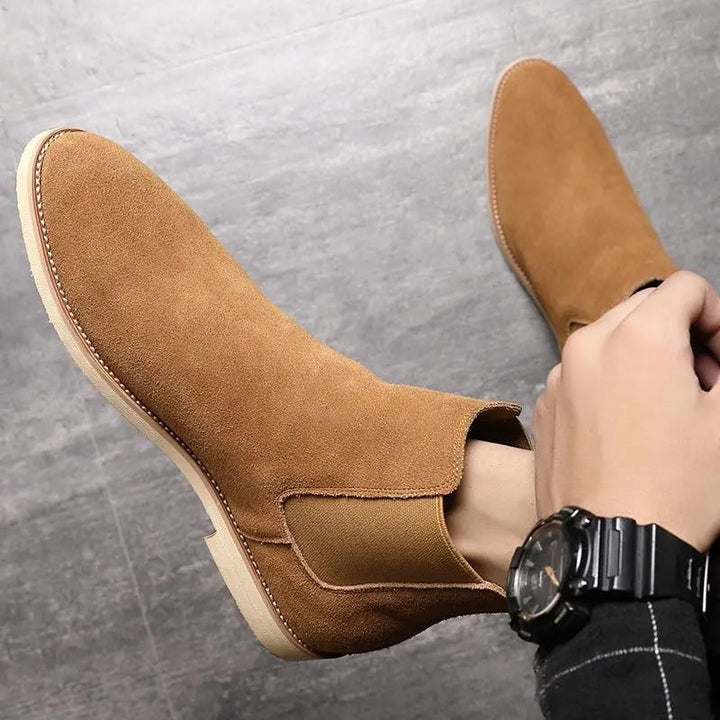 Nikolaj | Herre Chelsea Ankle Boots I Elegant Suede Design