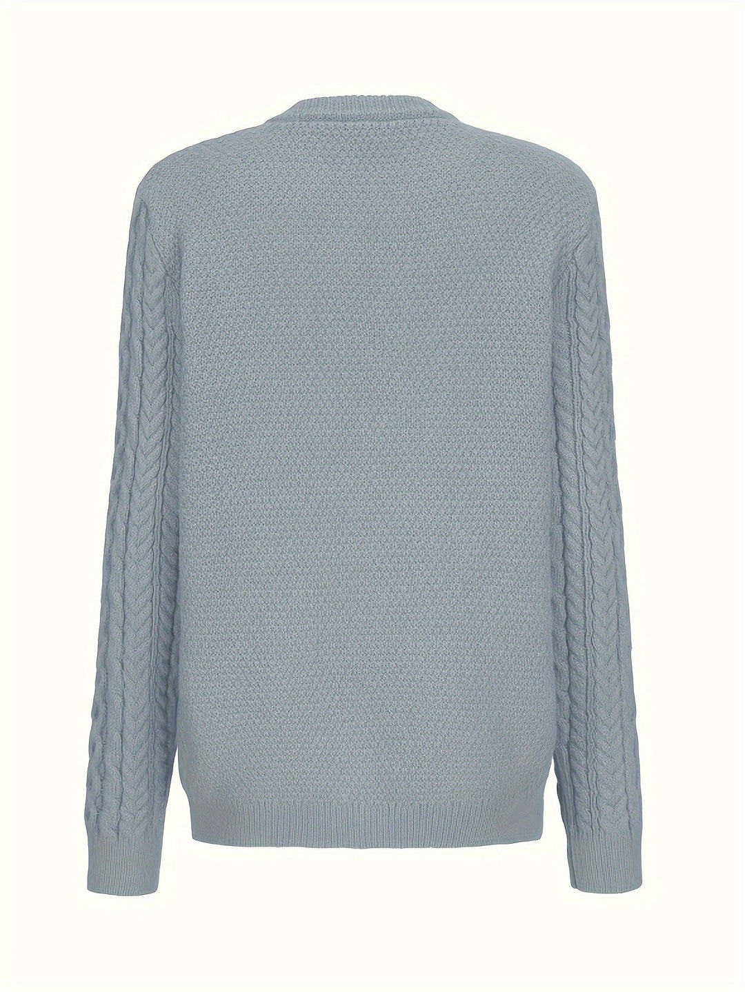 Katrine | Elegant Kabelstrikket Cardigan Med Knapper