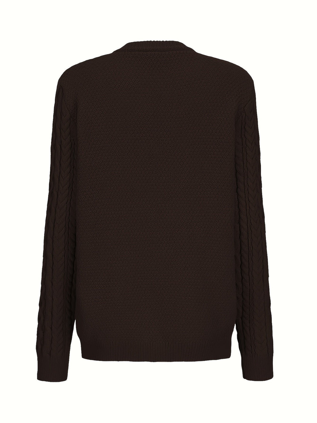 Katrine | Elegant Kabelstrikket Cardigan Med Knapper