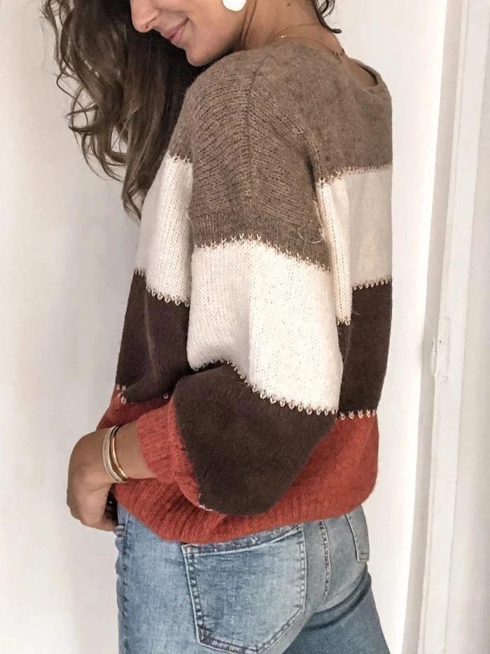 'Sarah™ - Comfy Striped Sweater
