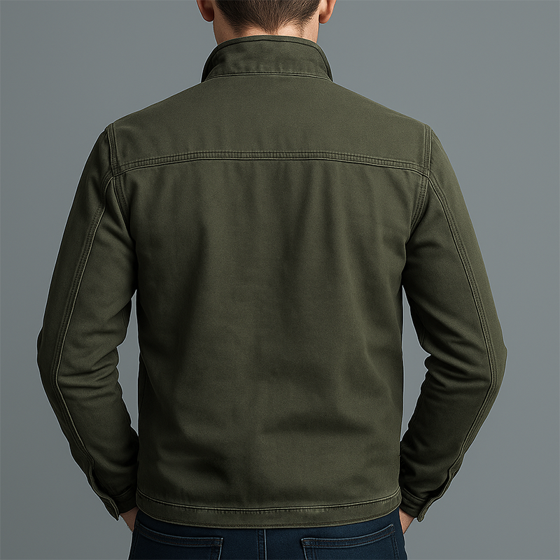 Jonas | Stilfuld Jakke Med Lynlås Og Brystlommer