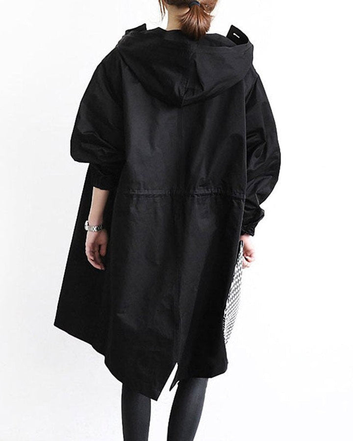 Kirsten | Elegant Lang Parka Med Hætte