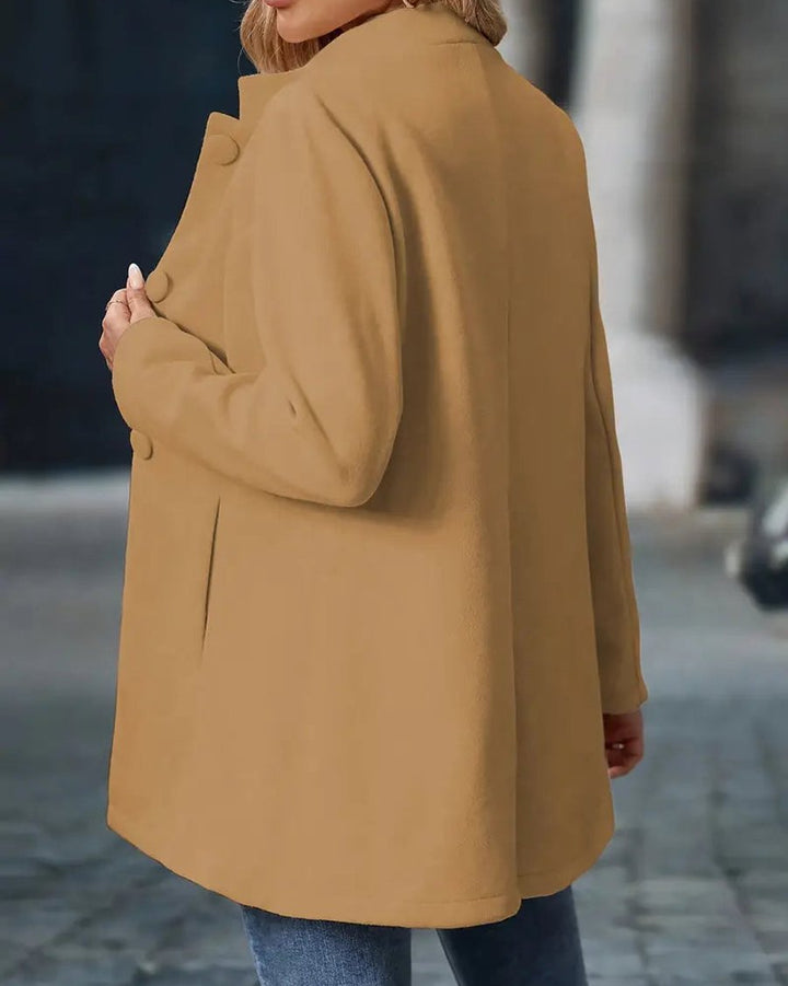 Mette | Elegant Klassisk Frakke Med Minimalistisk Design