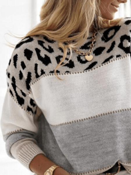 Olivia™ - Leopard Print Sweater`